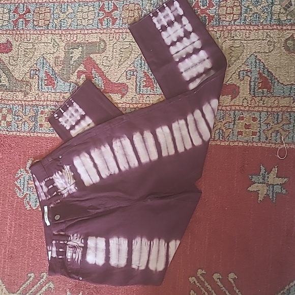 NWOT PACSUN TIE DYE HIGH WAIST JEANS - Picture 3 of 8